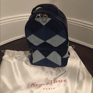 Roger Vivier backpack denim